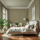 Pintura interior verde caqui semimate I Ordinary Olive | Crear armonía en la habitación | LA COCINA 