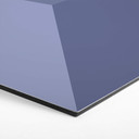 3D Hexagon Alu-Dibond - Mørkeblå