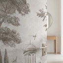 Deur folielandschap met tuinlandschap in beige - Ms Tiff