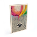 Houten Wanddecoratie Streetart Rat Freedom Ballonnen - Habib