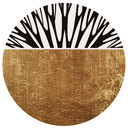 Zelfklevende Wandcirkel Kubistika - Tree of Life Gold