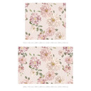 Fototapeta w kwiaty dalie shabby chic różowa - Bloomery Decor