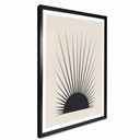 Plakat Orara Studio - Minimalistyczne słońce
