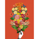 Fototapet - Feldmann - Botanical Red
