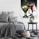 Zelfklevende Poster Lukman - Dancing Glasses