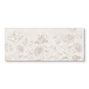 Stænkplade til køkken med vilde blomster i kridtlook Greige - Bloomery Decor