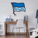 Wandtattoo Hertha BSC - Logo Fahne