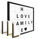 Plakat z siatką - Home Love Family