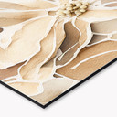 Rivestimento cucina Grandi fiori beige - Treechild