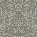 A.S. Creation non-woven tapet med ornamenter i sølv og grå non-woven tapet i barok stil