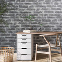 Sten-effekt tapet, non-woven tapet Novamur Jackie greige