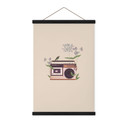 Obraz tkaniny w kwiaty w stylu retro - Frida Floral Studio
