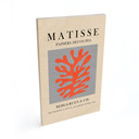 Tableau sur bois Corail abstrait, style Matisse - Costa