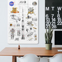 Tableau en verre Sparshott - Apollo 11