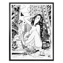 Plakat Drawstore - Katastrofa samolotu Pin Up
