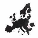 Akrylowa mapa dekoracyjna Europy