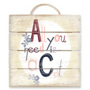 Obraz drewniany Loske - All you need is a Cat - 40x41,5 cm