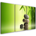 3-delt lærredsprint, GREEN Stones Bamboo Zen