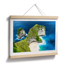 Plakat skalistego wybrzeża Nusa Penida - Hugonnard