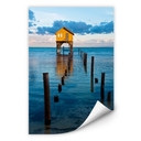 Zelfklevende Poster - House on the Lake