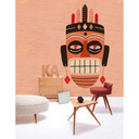 Fotomural Paredes de Patel 3 Overseas 1 naranja, marrón, beige, negro