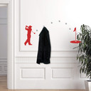 Golfspiller (incl. 6 kroge) wallsticker