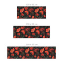 Stænkplade til køkken UN Designs - Røde blomster
