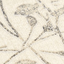 Icke-vävd tapet Fee Wild Free grädde beige grå metallic - gräs vildblommor vardagsrum hall kontor