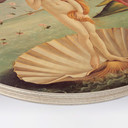Obraz drewniany Botticelli - Narodziny Wenus - Okrągły