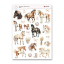 Wallsticker Klistermærke med ædle heste