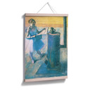 Poster Degas - Zeitunglesende Tänzerin