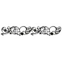 Wallsticker Rose Bånd