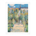 Plakat Monet - ogród Moneta w Vétheuil