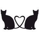 Wallsticker Missekatte