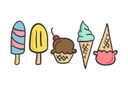 Sticker mural Set de glaces