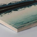 Hexagon - Holz Birke-Furnier - Idylle