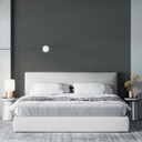 non-woven tapet grå sletter til stue soveværelse tapet marburg