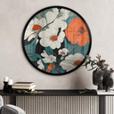 Plakat Asian blossom splendour - Treechild - Okrągły