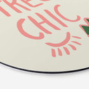 Vægcirkel 1X Studio - Très chic – print på aluminium (Alu-Dibond)