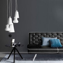 Elle Decoration Fleecetapet Sort