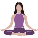 Muursticker Yoga Pose III