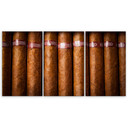 3 stykke lærredstryk, cubansk cigar