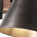 Wandspot Eva, metallic, 25 x 24 cm, Holz Spot
