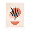 Plakat Abstract Plant - Kubistika - Kopenhaga
