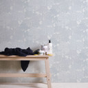 Architects Paper Floral Impression - Papier peint intissé de forêt, gris