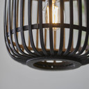 Pendelleuchte Willi, schwarz, 130 x 21,5 cm, Metall Pendellampe