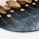 Tableau en alu-Dibond Fredriksson - Abstraction naturelle - Rond