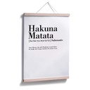 Poster Grammatik - Hakuna Matata