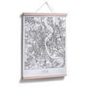 Plakat mapa miasta Kolonia