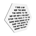 Hexagone - alu-Dibond I said a hip hop